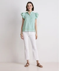 Adare Lace Inset Top