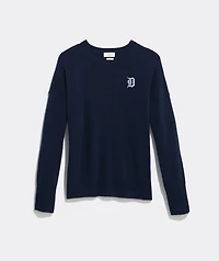 Women's Detroit Tigers Cashmere Crewneck