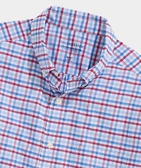 Road Town Tattersall Performance Cotton Shirt