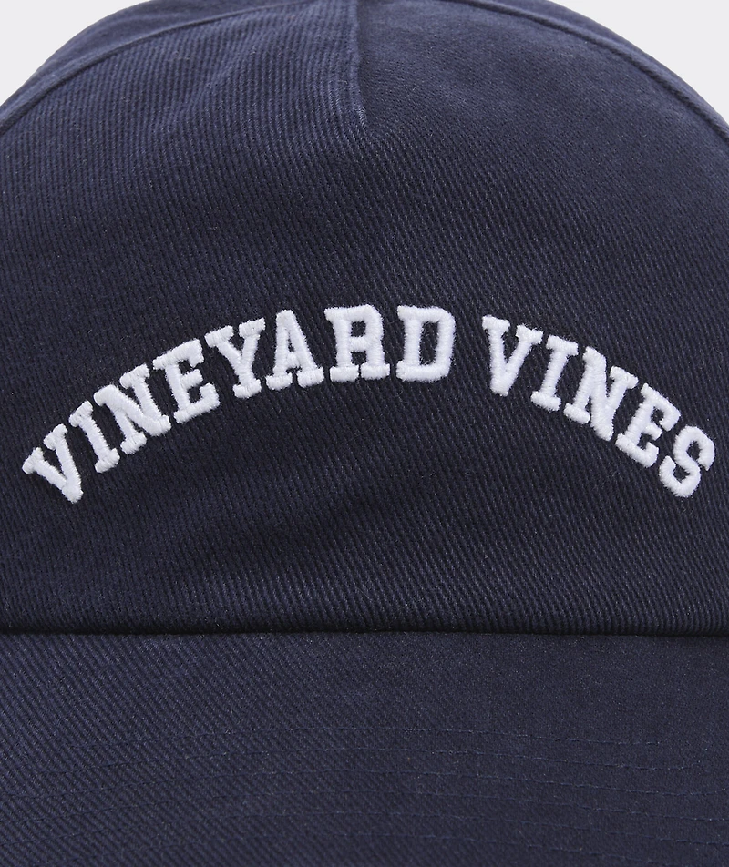 vineyard vines High Profile Arched Logo 5-Panel Hat