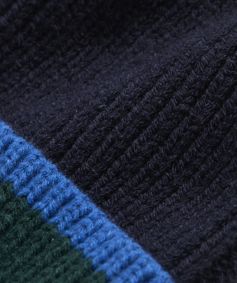 OUTLET Boys' Colorblock Rib Knit Cuff Beanie