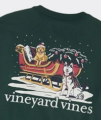 Sleigh Dogs Long-Sleeve Pocket Tee