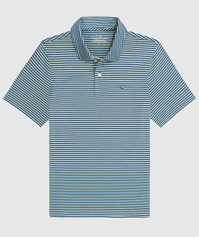 OUTLET Boys' Bradley Stripe Performance Polo
