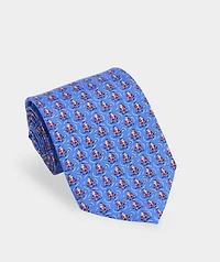 Hockey Santa Silk Tie