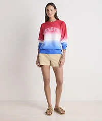 Americana Dip-Dye Surf Terry Sweatshirt