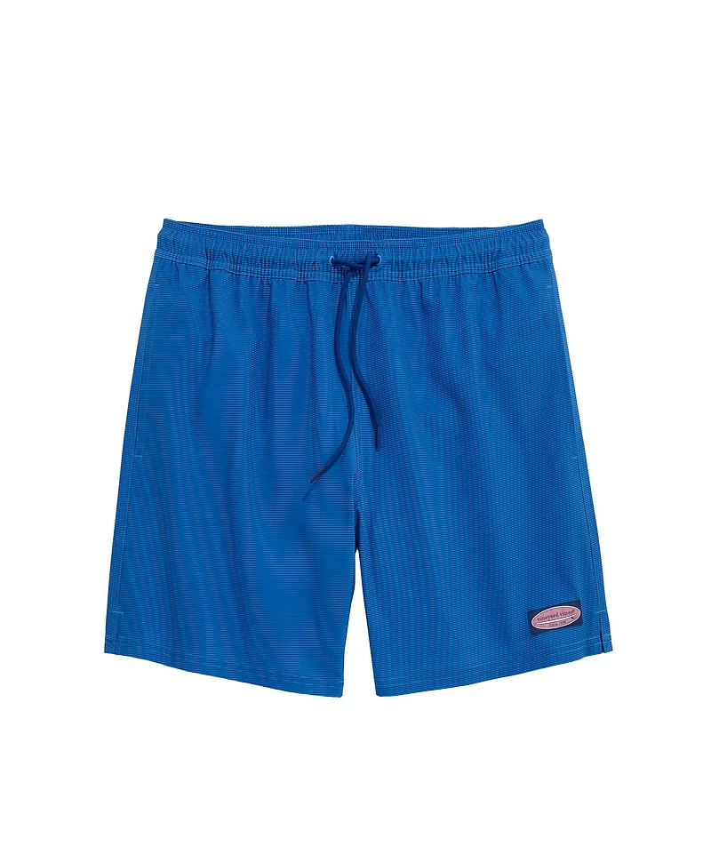 OUTLET 7 Inch Printed Chappy Swim Trunks