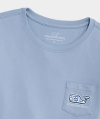 Hanukkah Whale Long-Sleeve Pocket Tee