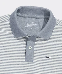 Boys' Striped Edgartown Pique Polo