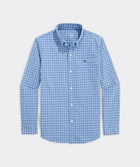 Boys' Topsail Gingham Featherweight Performance Shirt