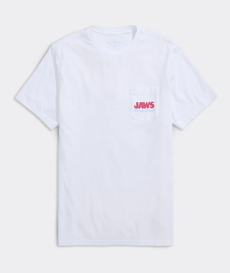 JAWS x vineyard vines Poster Short-Sleeve Pocket Tee