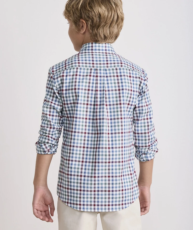 Boys' Monomoy Tattersall Oxford Shirt