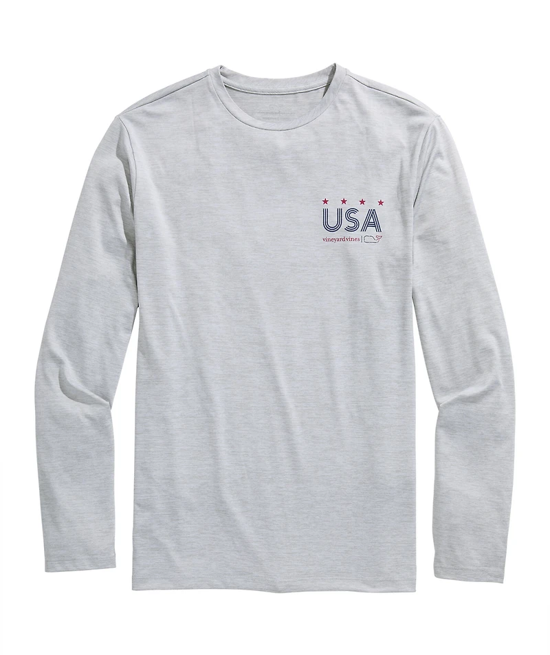OUTLET USA Long-Sleeve Performance Tee
