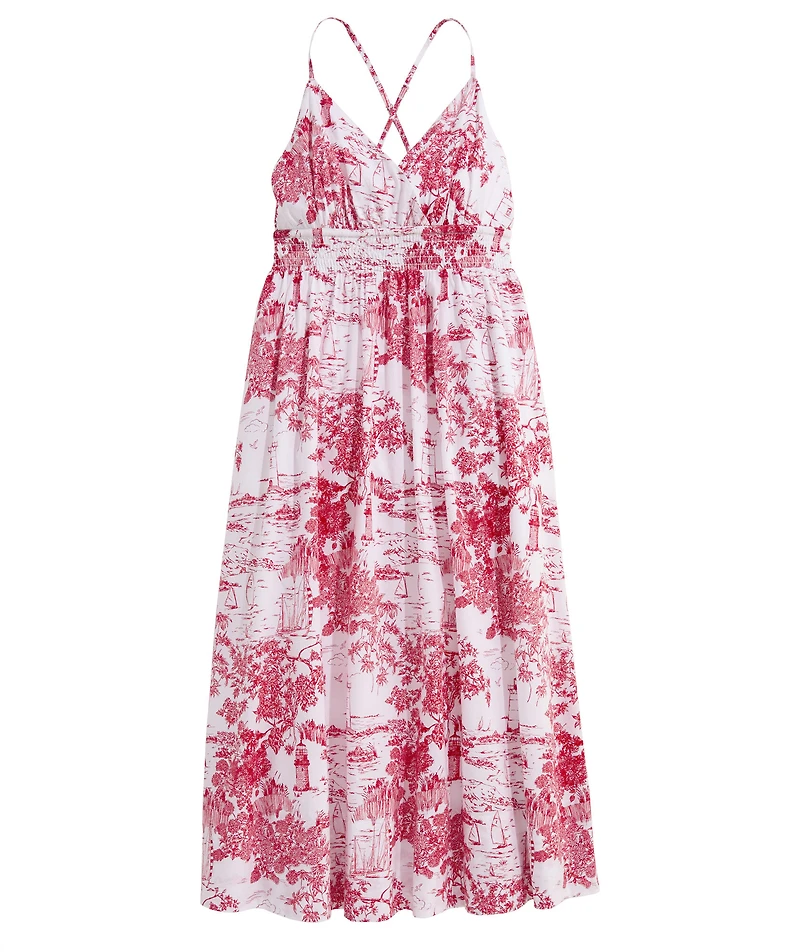 OUTLET Women's Vineyard Toile Midi Dress