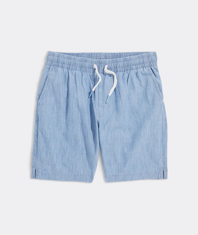 Boys' Pull-On Chambray Shorts