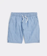 Boys' Pull-On Chambray Shorts