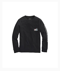 OUTLET Boys Apres Ski Bro Whale Long-Sleeve Pocket Tee