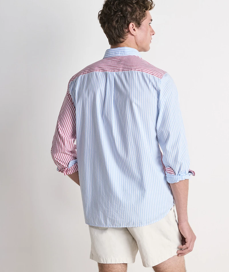Seabird Stripe Perfect Wash Poplin Party Shirt