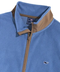 OUTLET Grid Fleece Full-Zip Vest