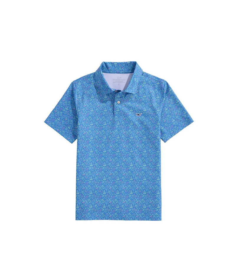 OUTLET Boys' Good Vibes Performance Polo