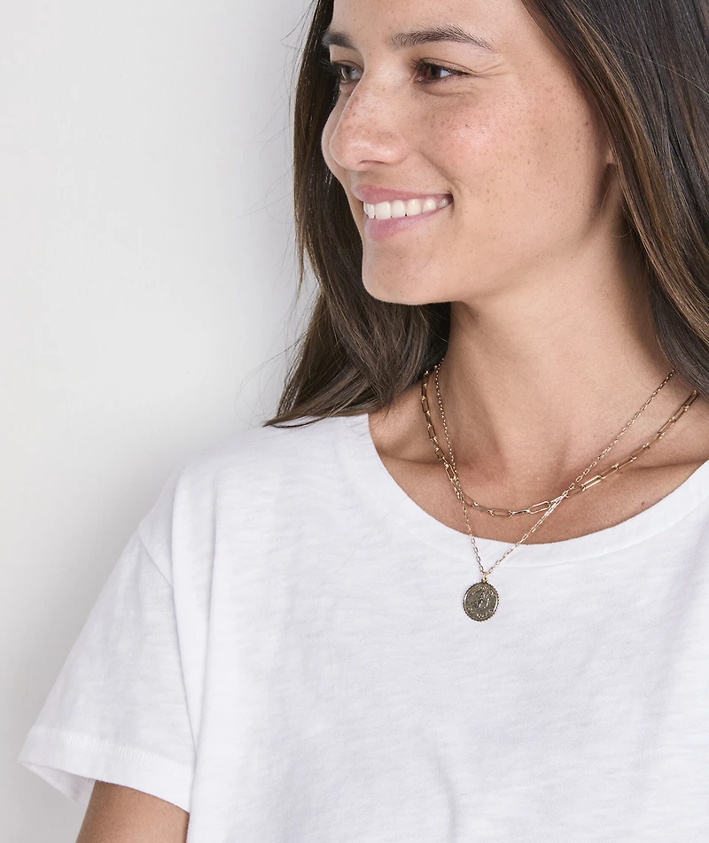 Slub Jersey Relaxed Tee