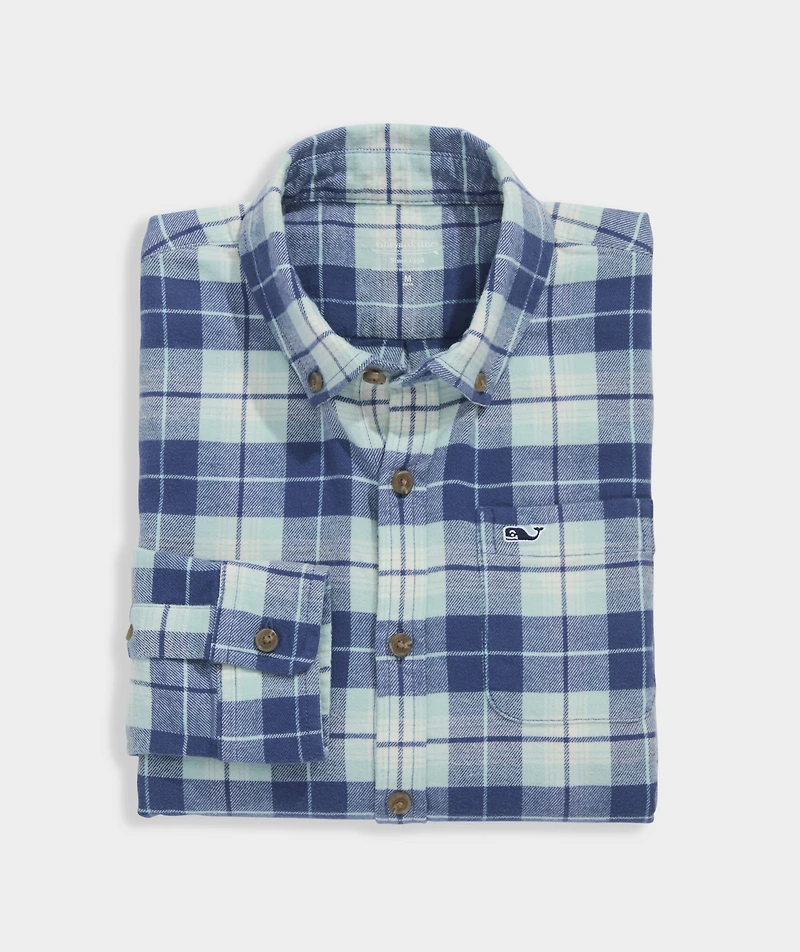 Boys' Muskeget Plaid Vineyard Flannel Shirt