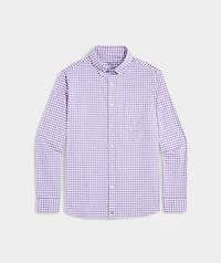 Skysail Gingham Performance Cotton Shirt