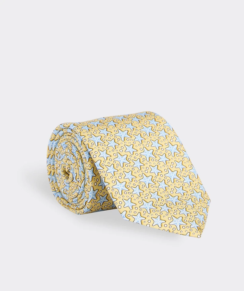 Boys' Starfish Silk Tie