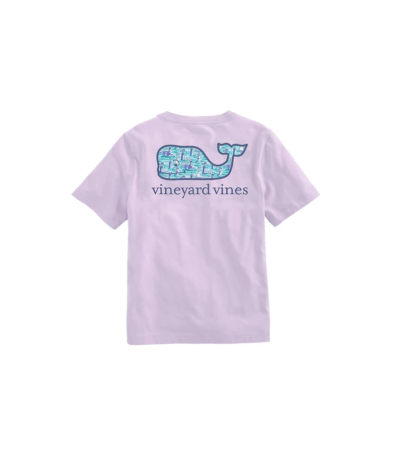 OUTLET Boys' Lighthouse Scene Whale Short-Sleeve Tee