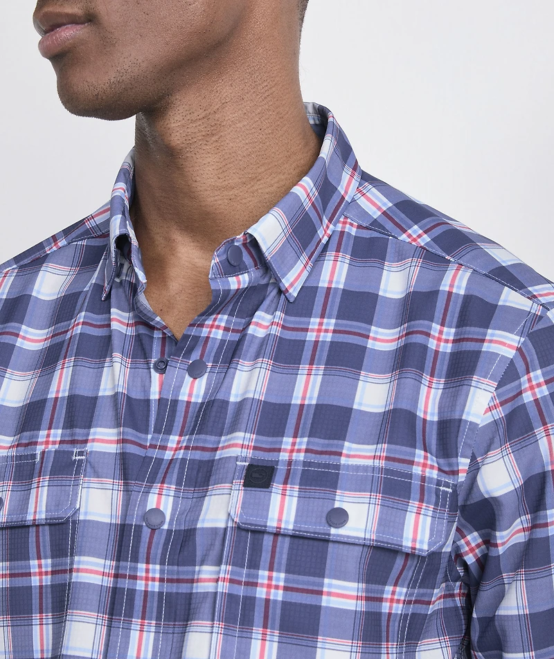 Markoe Plaid Performance Harbor Shirt