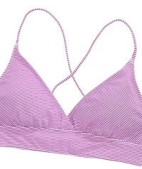 OUTLET Women's Micro Stripe Bikini Top