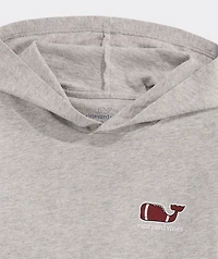 Boys' Football Whale Hoodie Tee