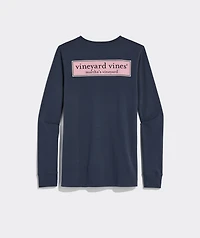 Women's Classic Logo Box Long-Sleeve Pocket Tee