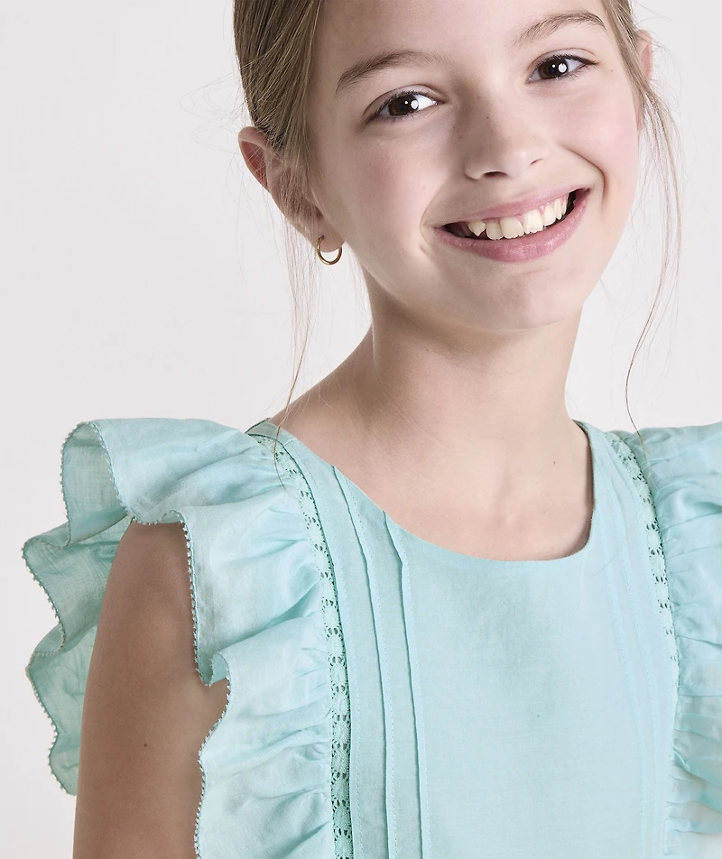 Girls' Reilly Ruffle Dress