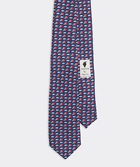 Boys' Tossed Football & Helmet Silk Tie