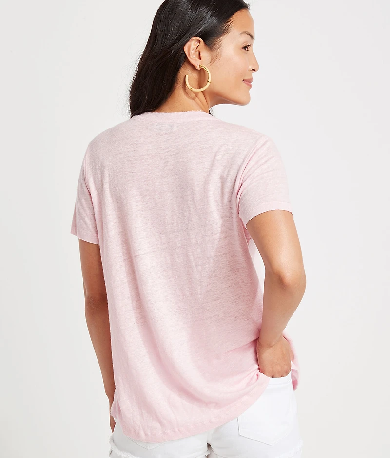 OUTLET Women's Slub V-Neck Tee