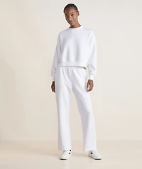 Silky Scuba Cropped Crewneck Sweatshirt