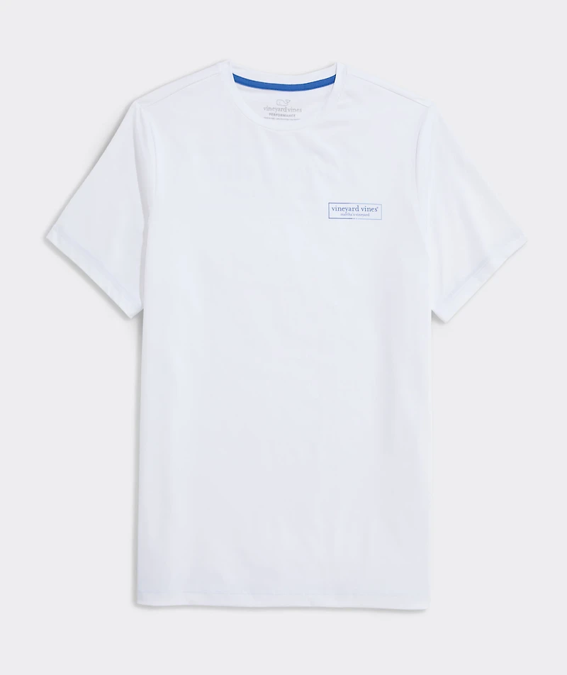 Harbor Logo Box Short-Sleeve Performance Tee