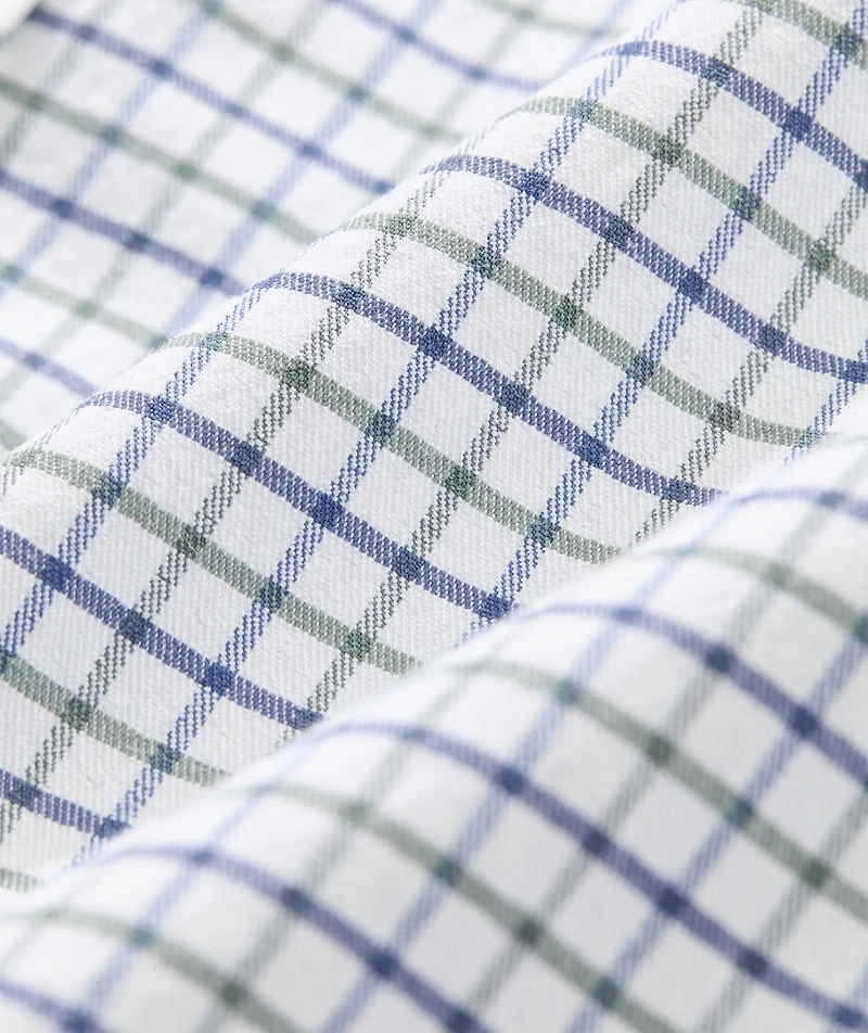 Boys' Wauwinet Tattersall Performance Cotton Shirt