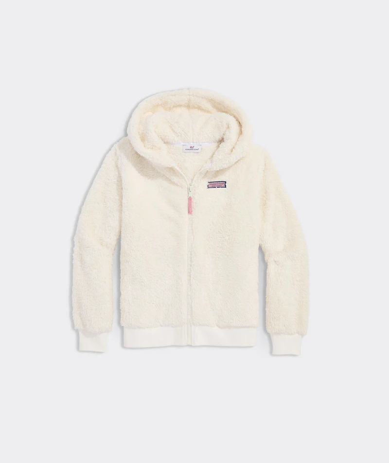 Girls' Teddy Fleece Full-Zip Hoodie