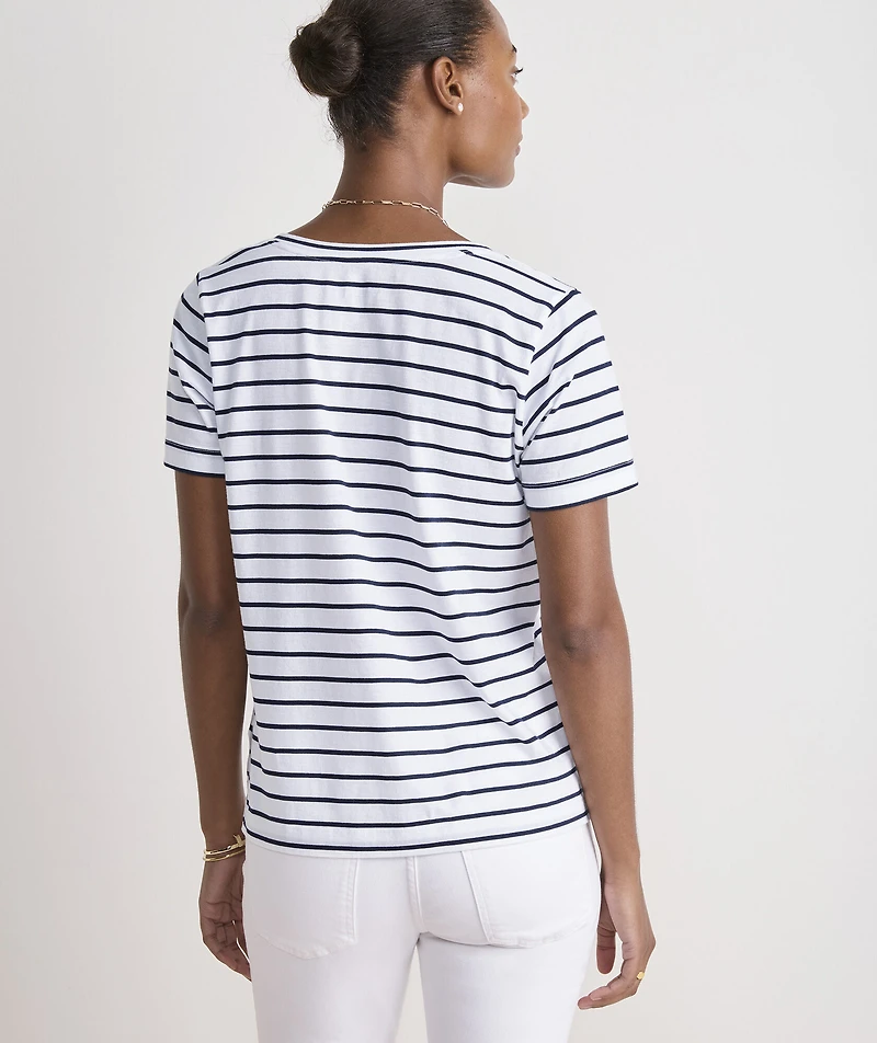Supima® Cotton V-Neck Tee