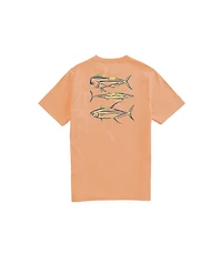OUTLET Stacked Fish Short-Sleeve Pocket Tee
