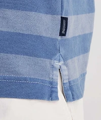 Lived-In Stripe Pique Polo