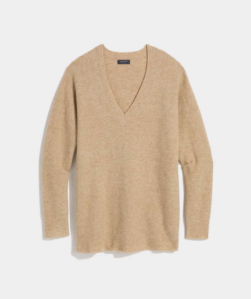 Ribbed Tunic Sweater