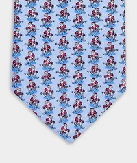 Skiing Santa Silk Tie