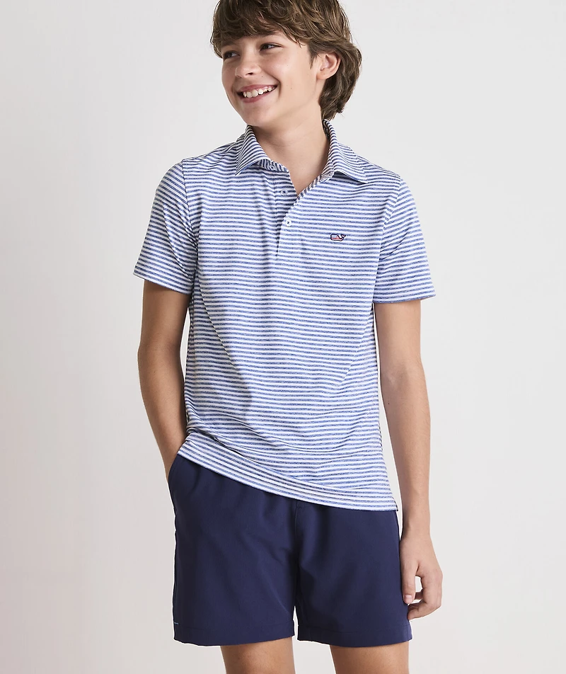 Boys' USA Whale Winstead Sankaty Polo