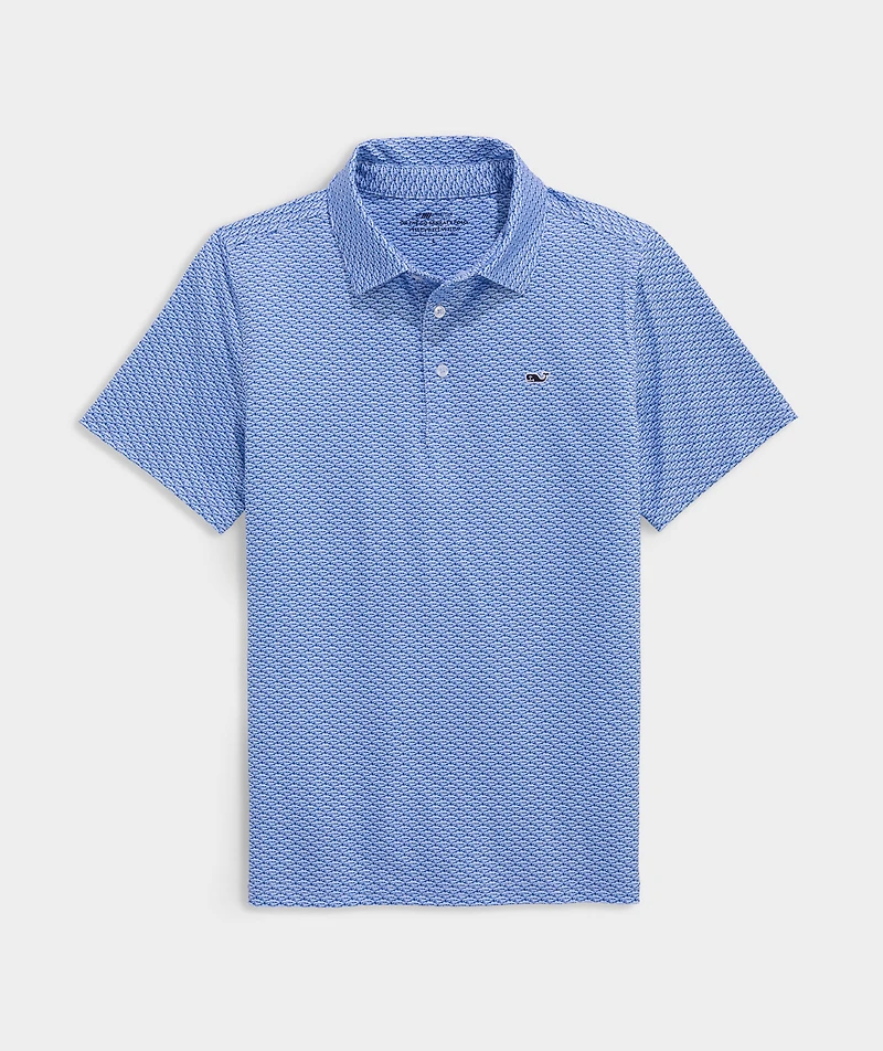 Boys' Printed Sankaty Performance Polo