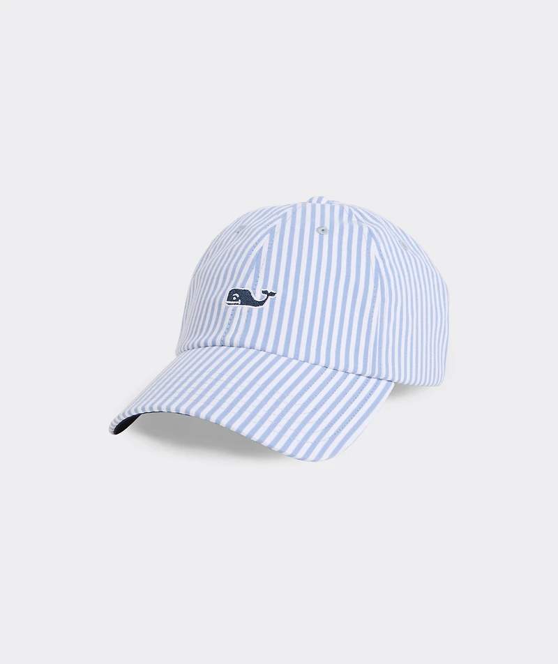 Harbor Seersucker Baseball Hat