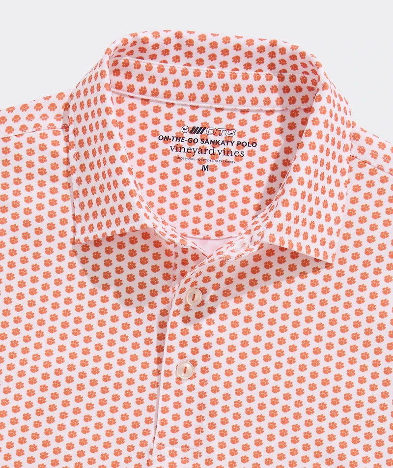Clemson University Men's Printed Sankaty Polo