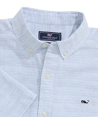 OUTLET Short-Sleeve Stripe Shirt