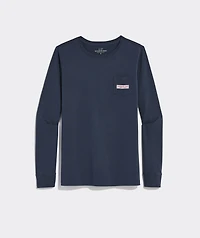 Women's Classic Logo Box Long-Sleeve Pocket Tee